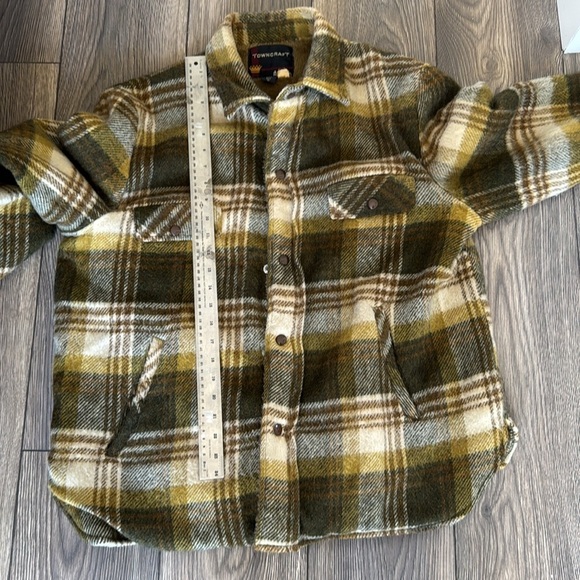 Towncraft Vintage super warm flannel plaid lined Pennys Jacket / Coat size Large - Picture 14 of 15